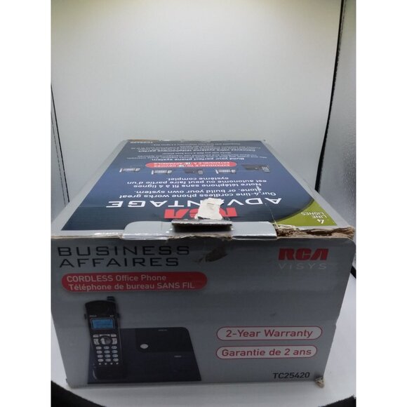 RCA Visys 4 Line Business Cordless Office Phone TC25420 with Box - Picture 3 of 15